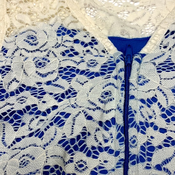 Rare Editions Girls ruffled dress with lace - Picture 5 of 6